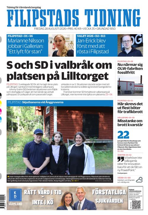 Filipstads Tidning 28.8.2026