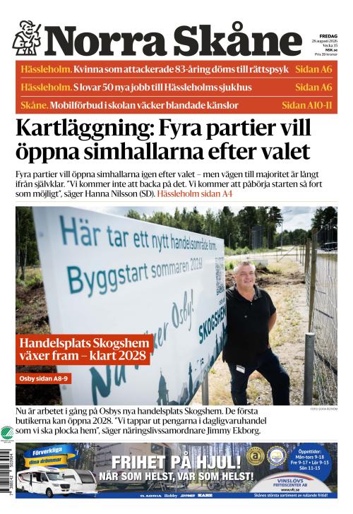 Norra Skåne 28.8.2026