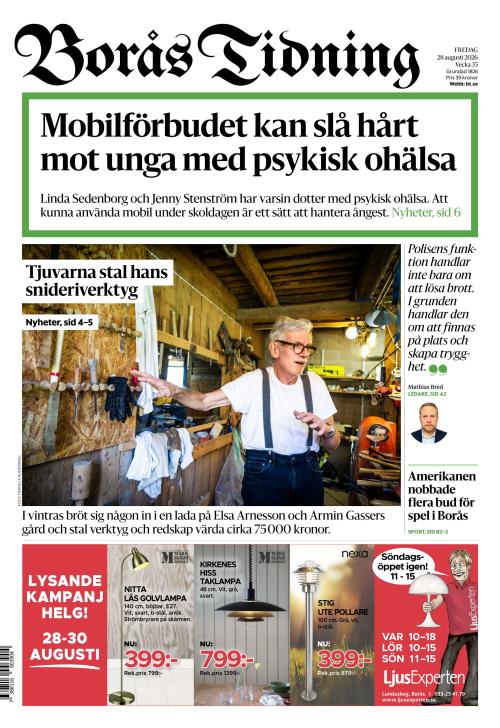 Borås Tidning 28.8.2026