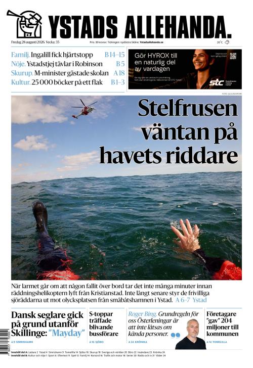 Ystads Allehanda 28.8.2026