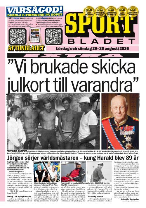 Aftonbladet Sportbladet 29.8.2026