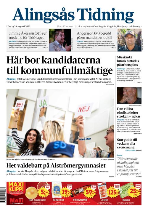 Alingsås Tidning 29.8.2026
