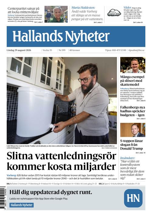 Hallands Nyheter 29.8.2026
