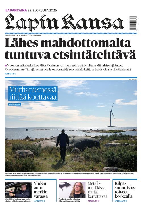 Lapin Kansa 29.8.2026