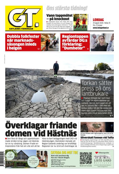 Gotlands Tidningar 29.8.2026