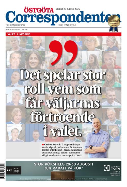 Östgöta Correspondenten 29.8.2026