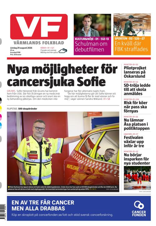 Värmlands Folkblad 29.8.2026