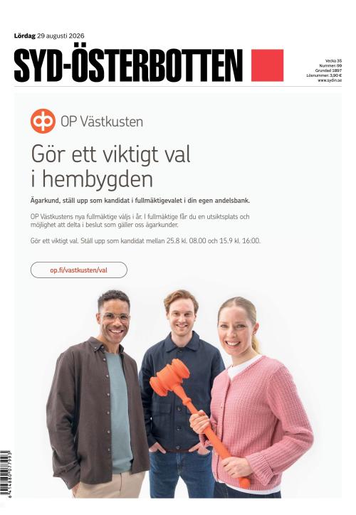 Syd-Österbotten 29.8.2026
