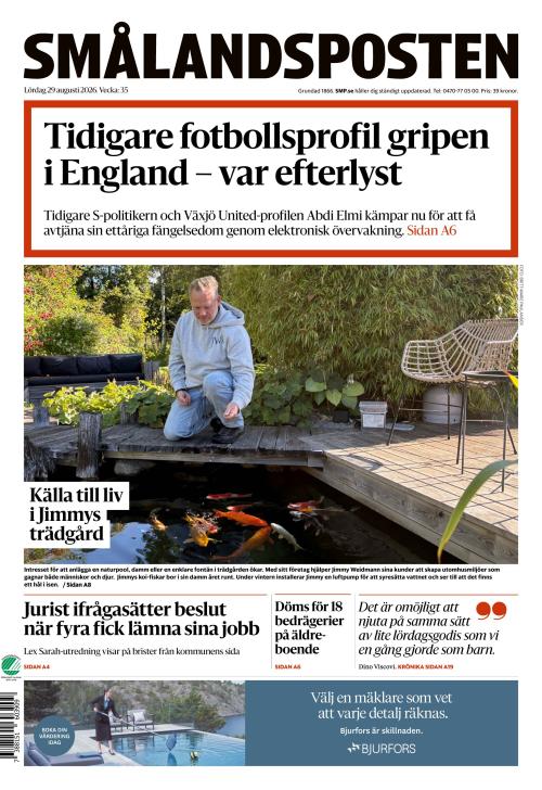 Smålandsposten 29.8.2026