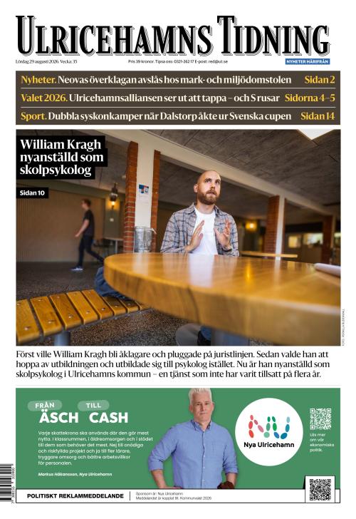 Ulricehamns Tidning 29.8.2026