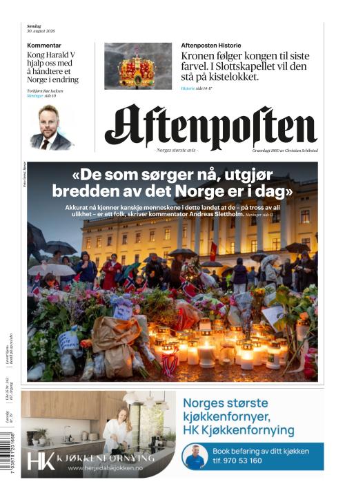 Aftenposten 30.8.2026