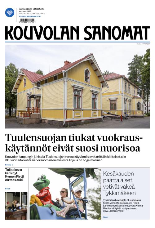 Kouvolan Sanomat 30.8.2026