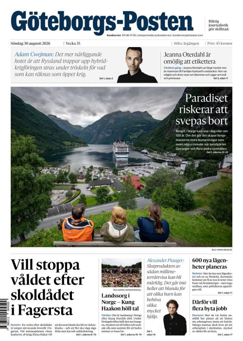 Göteborgs-Posten 30.8.2026