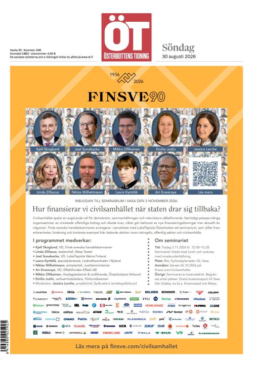 Österbottens Tidning 30.8.2026