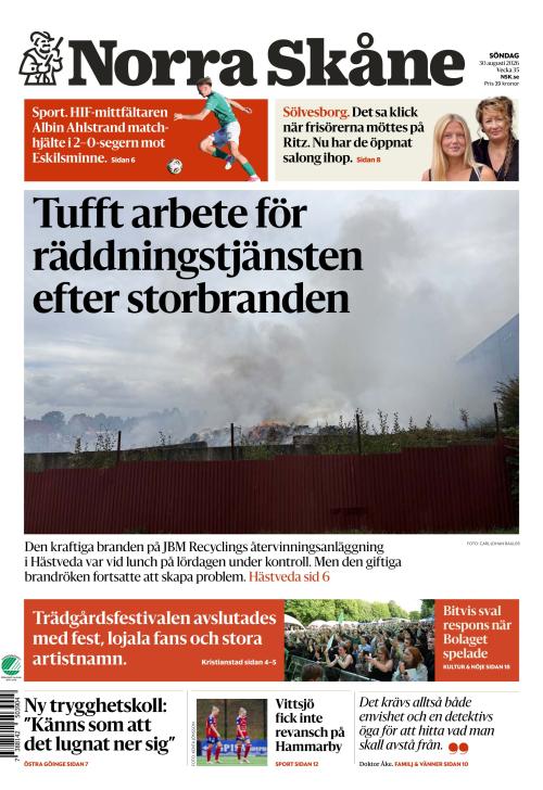 Norra Skåne 30.8.2026