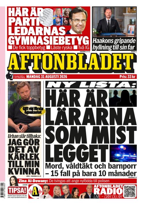 Aftonbladet 31.8.2026