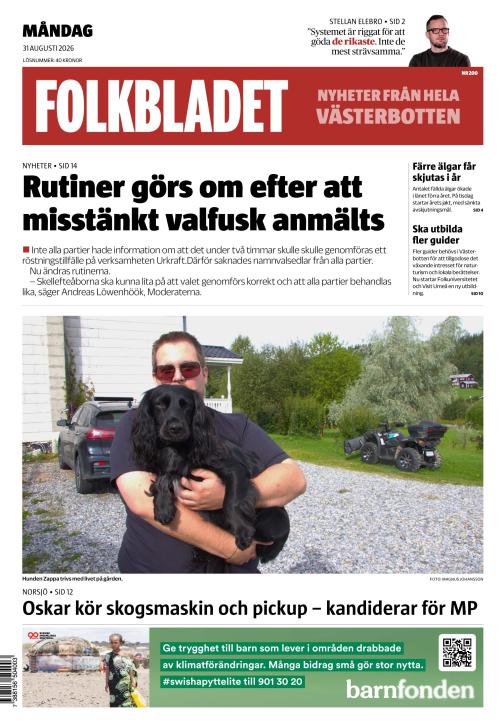 Folkbladet (Västerbotten) 31.8.2026