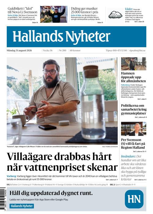 Hallands Nyheter 31.8.2026
