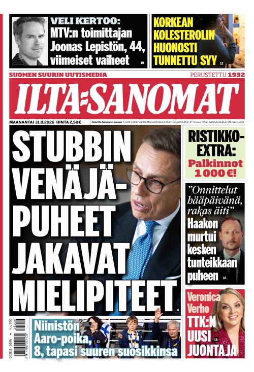 Ilta-Sanomat 31.8.2026