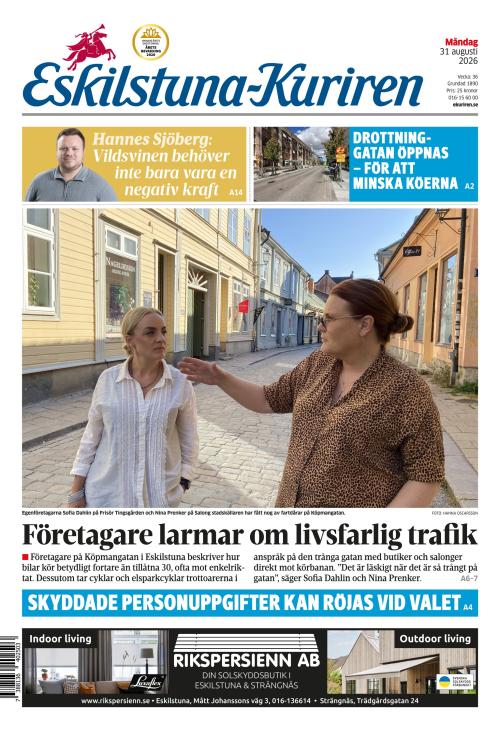 Eskilstuna-Kuriren 31.8.2026