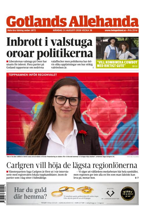 Gotlands Allehanda 31.8.2026