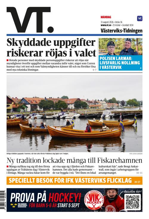Västerviks-Tidningen 31.8.2026