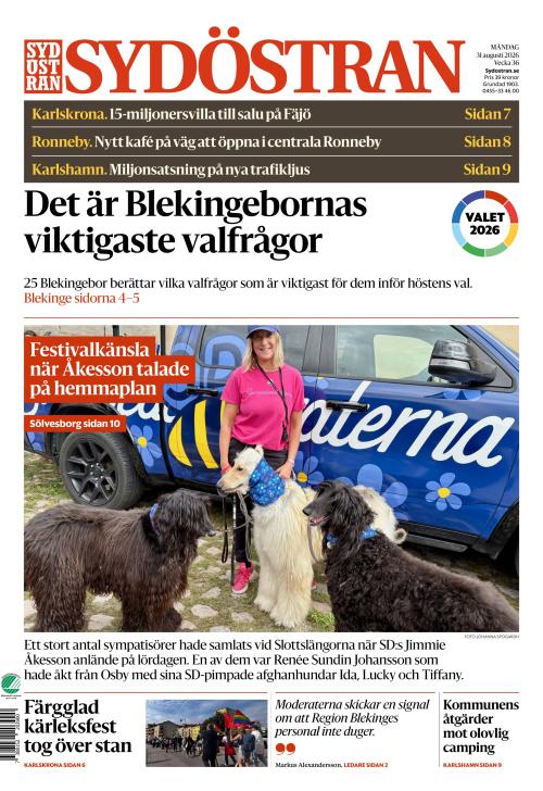 Sydöstran 31.8.2026