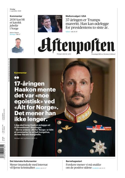 Aftenposten 1.9.2026