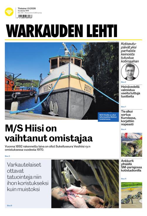 Warkauden Lehti 1.9.2026