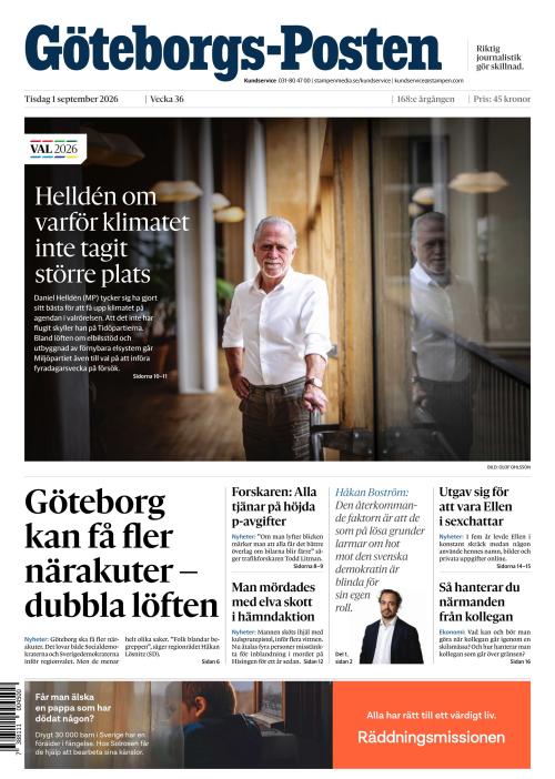 Göteborgs-Posten 1.9.2026