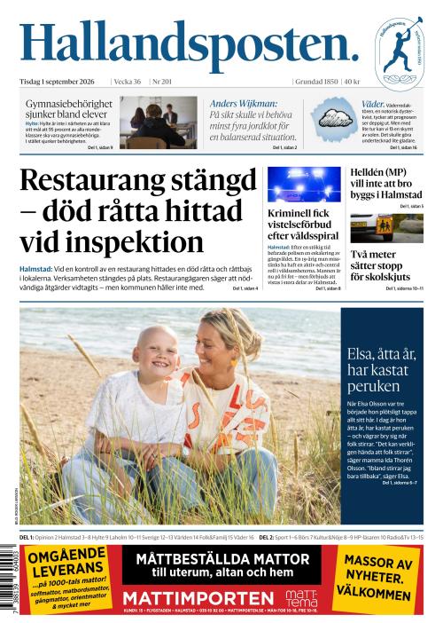 Hallandsposten 1.9.2026