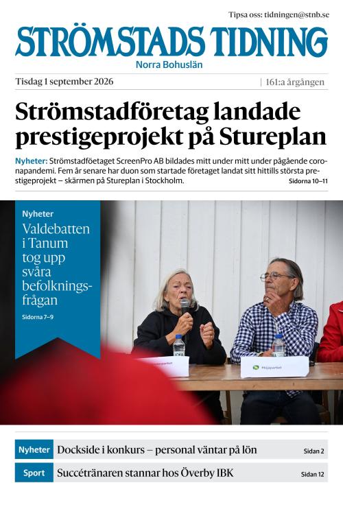 Strömstads Tidning 1.9.2026