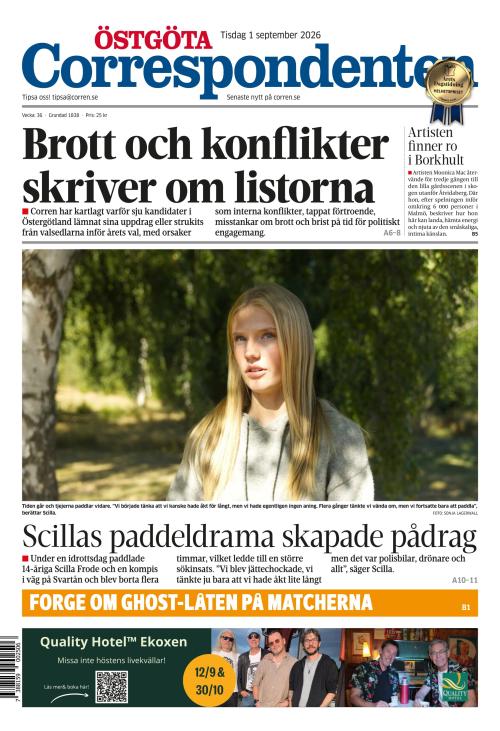 Östgöta Correspondenten 1.9.2026