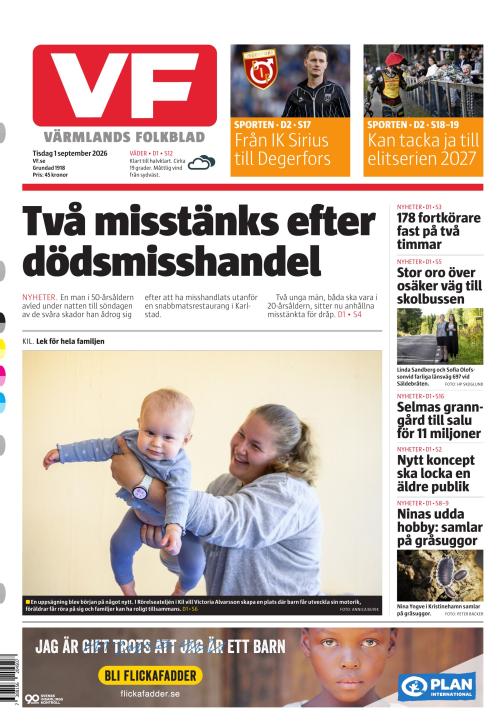 Värmlands Folkblad 1.9.2026