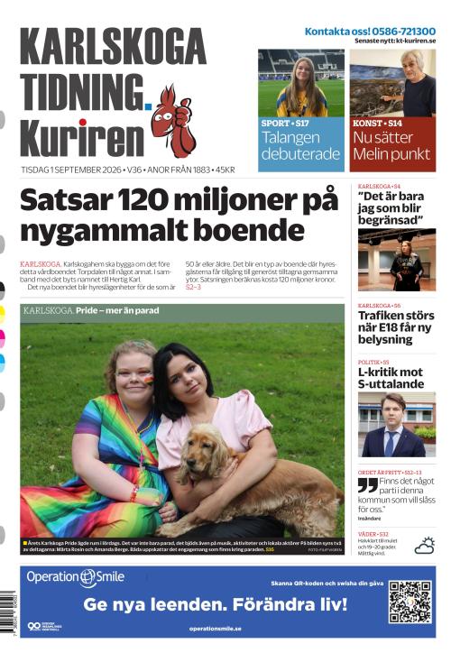 Karlskoga Tidning-Kuriren 1.9.2026