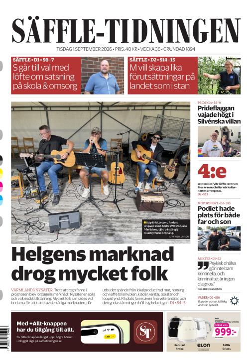 Säffle-Tidningen 1.9.2026