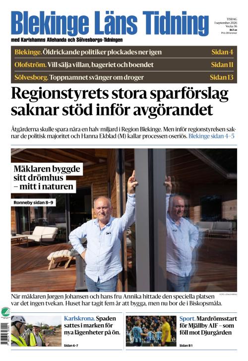Blekinge Läns Tidning 1.9.2026