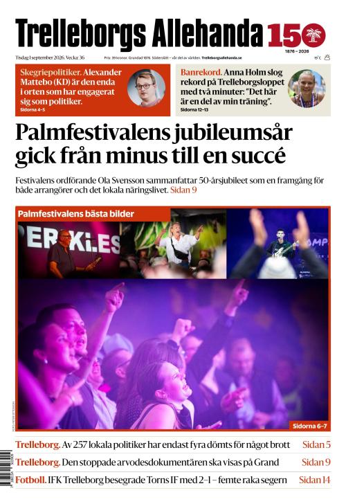 Trelleborgs Allehanda 1.9.2026
