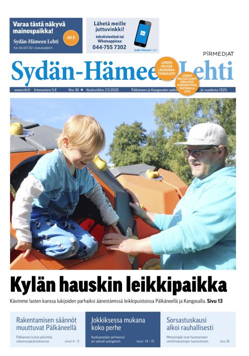 Sydän-Hämeen Lehti 2.9.2026