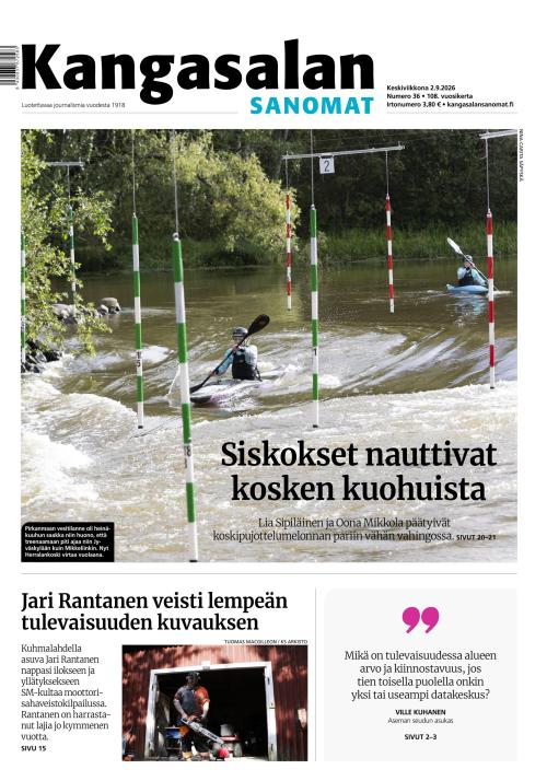 Kangasalan Sanomat 2.9.2026
