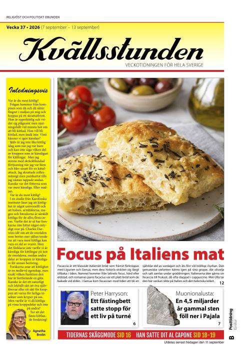 Kvällsstunden 37/2026