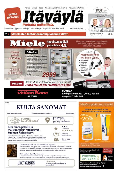 Itäväylä 2.9.2026