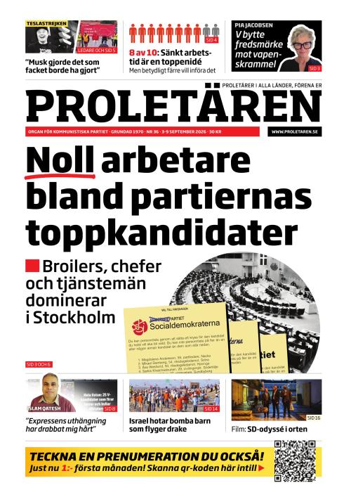 Proletären 3.9.2026
