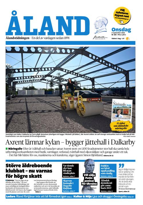 Ålandstidningen 2.9.2026