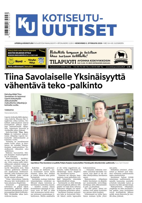 Kotiseutu-uutiset 2.9.2026