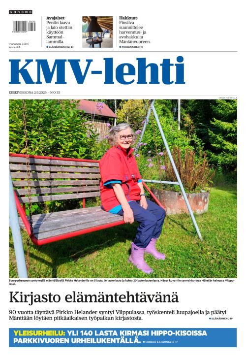 KMV-lehti 2.9.2026