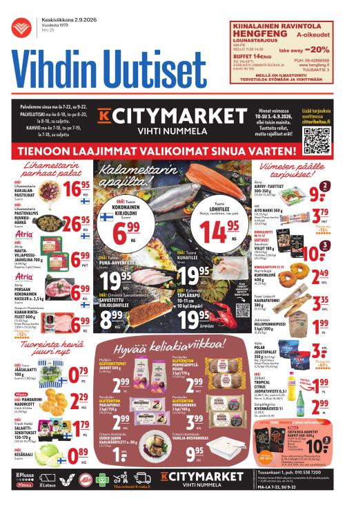 Vihdin uutiset 2.9.2026