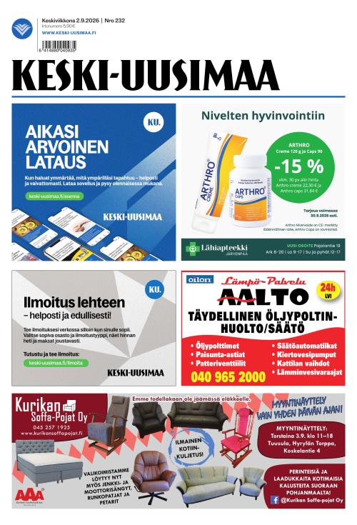 Keski-Uusimaa 2.9.2026
