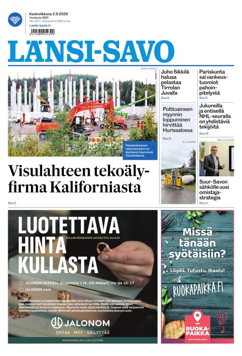 Länsi-Savo 2.9.2026