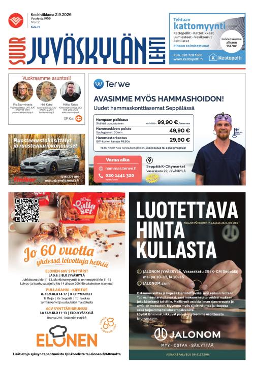 Suur-Jyväskylän Lehti 2.9.2026